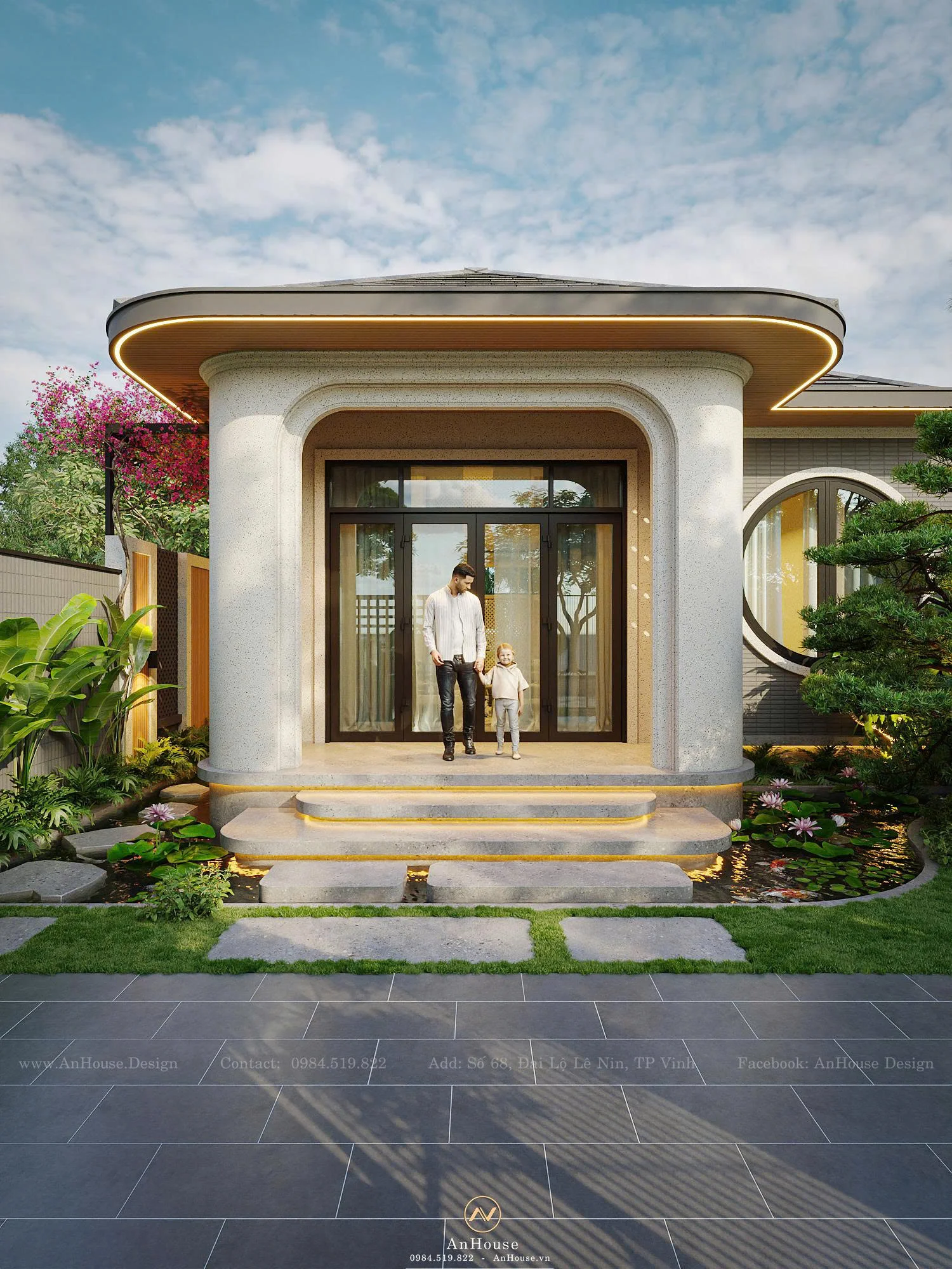 Mẫu Nhà Cấp 4 Hiện Đại Giữa Vườn Xanh – Không Gian Sống Như Resort - An House