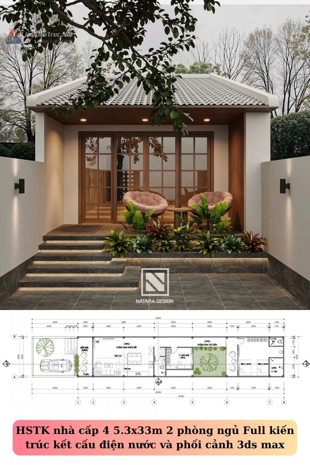 Hồ sơ nhà cấp 4 mẫu
