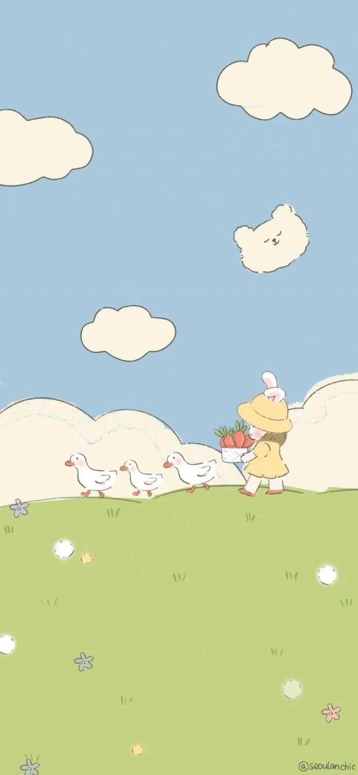 200+ hình nền cute cho điện thoại, desktop đẹp nhất 2022 - BlogAnChoi