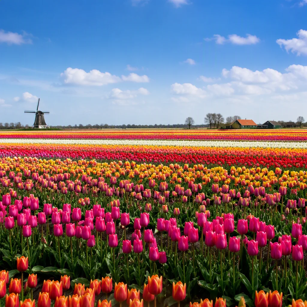 Ảnh 2 minh hoạ vẽ hoa tulip