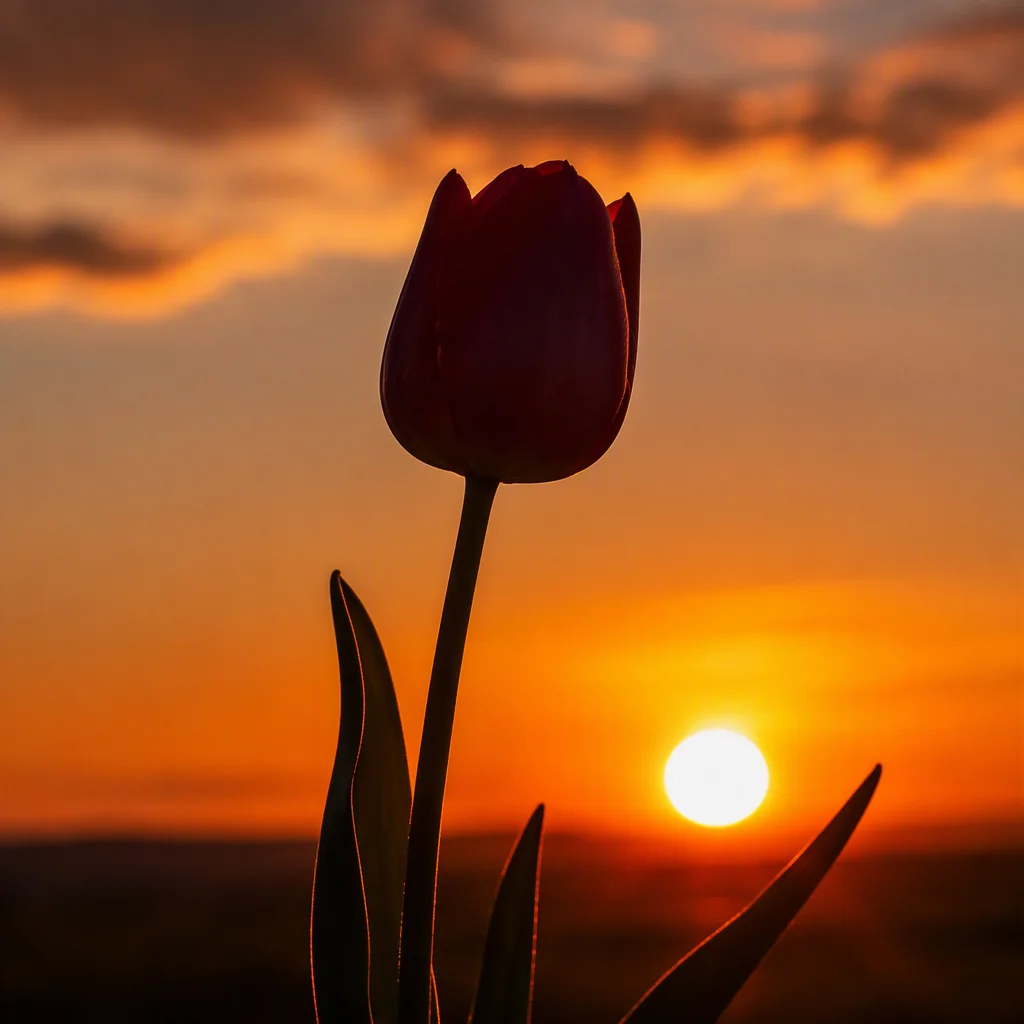 vẽ hoa tulip — ảnh 25