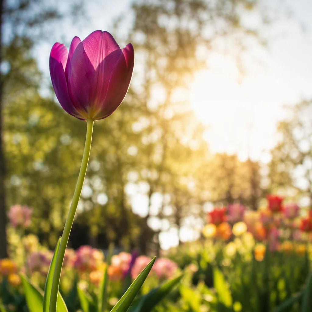 Hình 4 trong bộ sưu tập vẽ hoa tulip