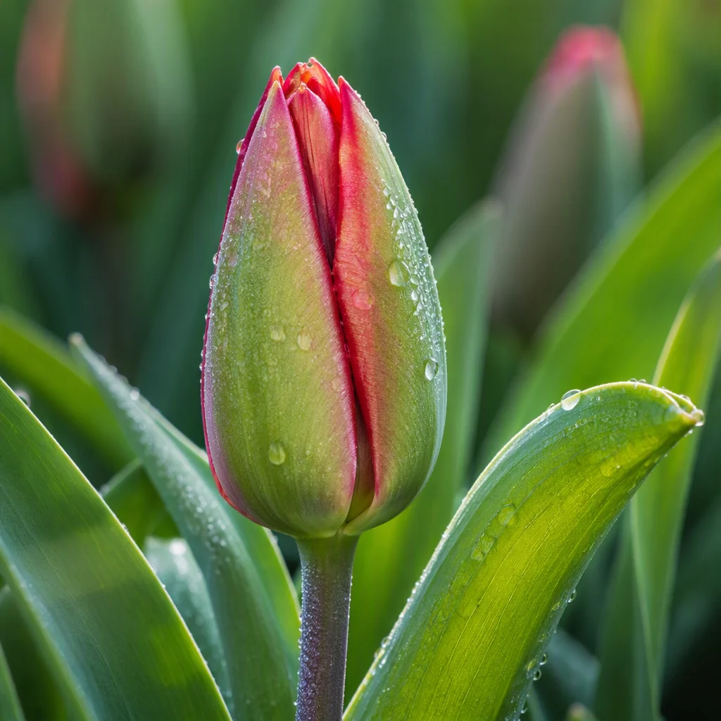 Bộ ảnh vẽ hoa tulip, tấm 16