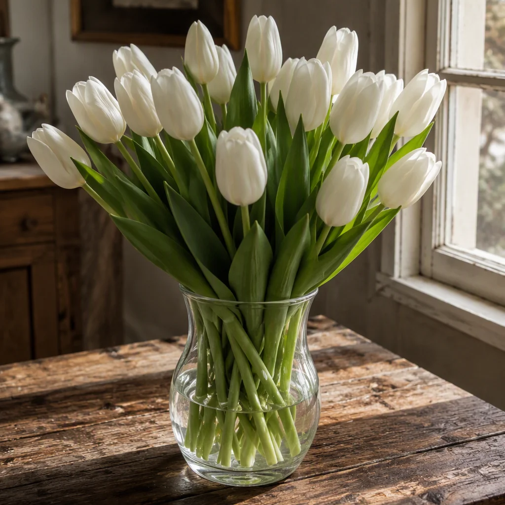 vẽ hoa tulip, mẫu 3