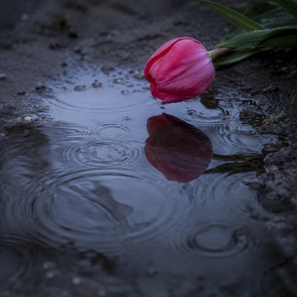 vẽ hoa tulip, mẫu 19