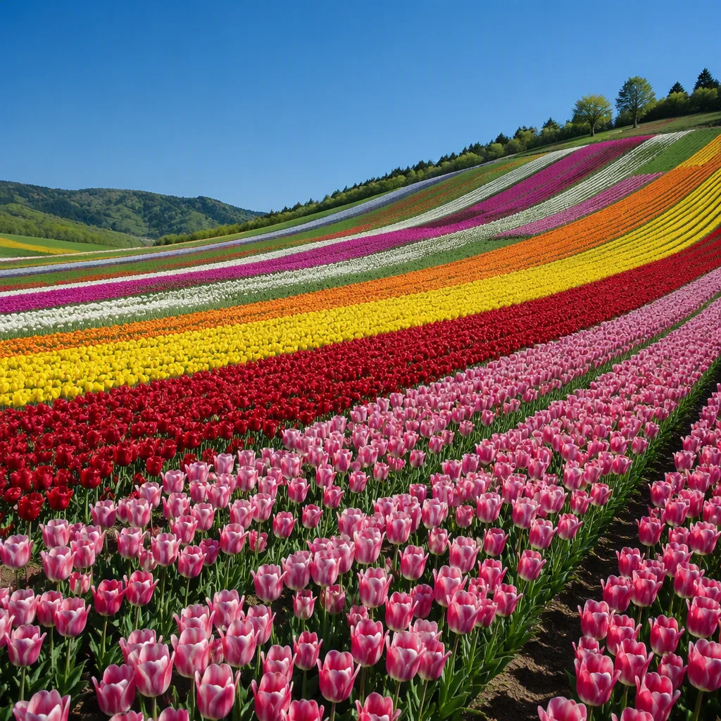 Mẫu vẽ hoa tulip thứ 15