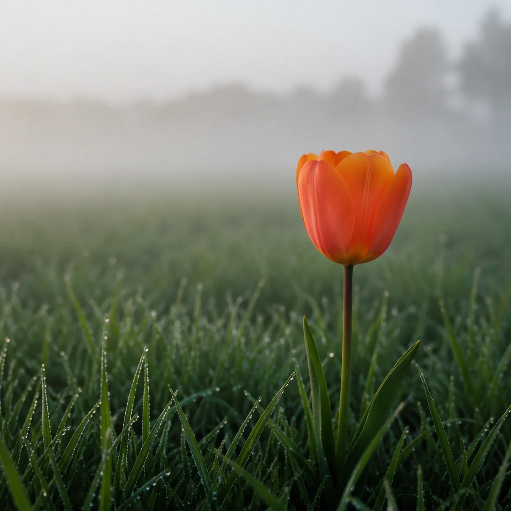 Bộ ảnh vẽ hoa tulip, tấm 8