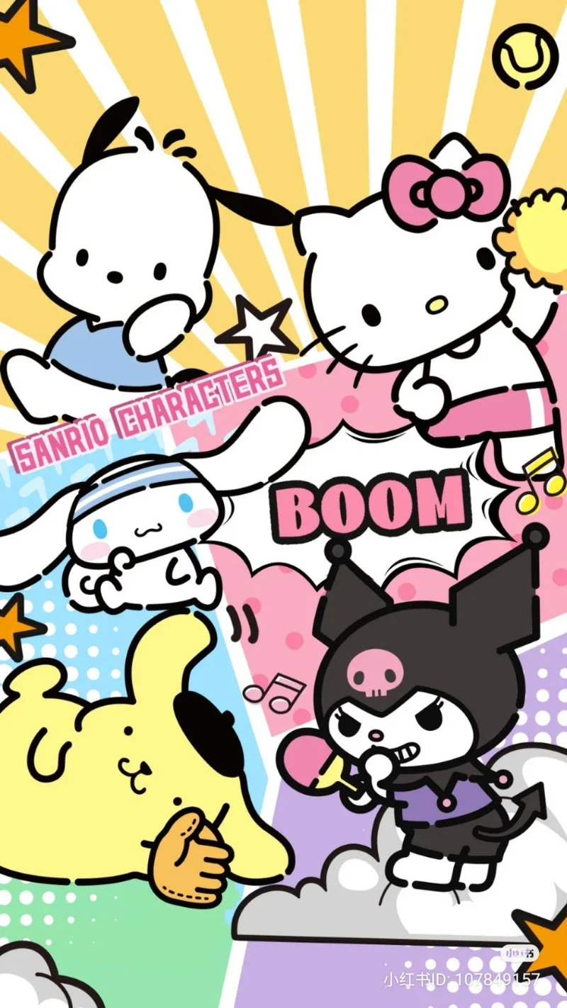 Hình nền Hello Kitty xinh xắn cho điện thoại (5)