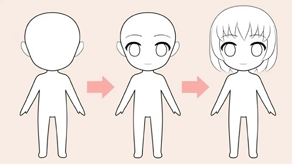 Vẽ chibi đơn giản.