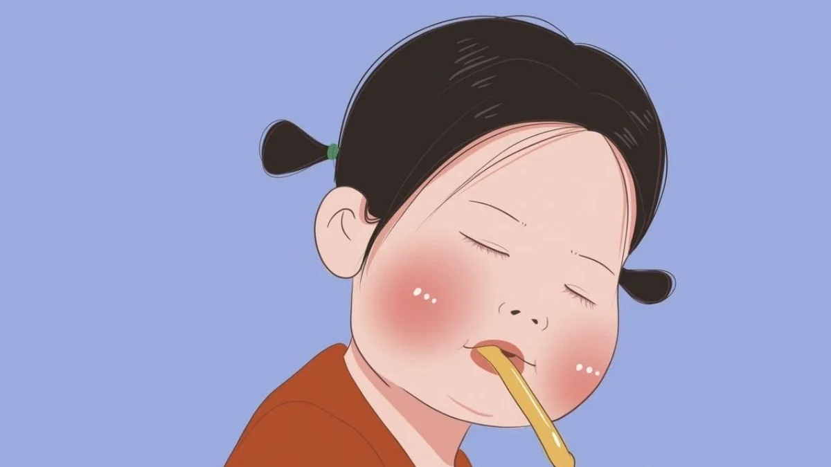 Vẽ chibi năng động.