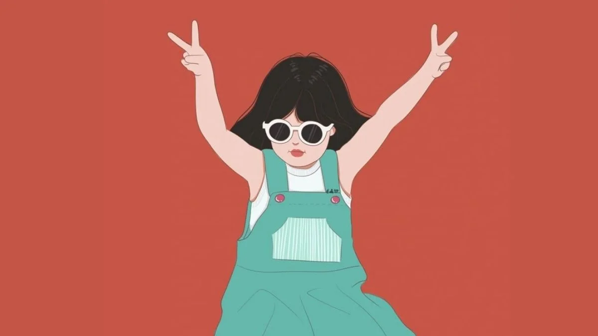 Vẽ chibi vui tươi.